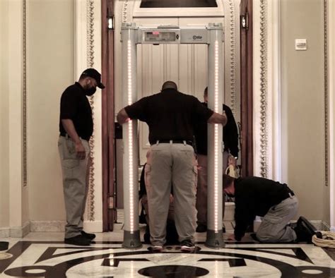 house removes metal detectors|new metal detectors removed.